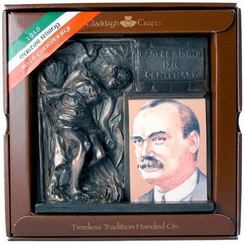 Insert TF15 Bronze GPO 1916 Centenary Cu Chulainn With Proclamation 
