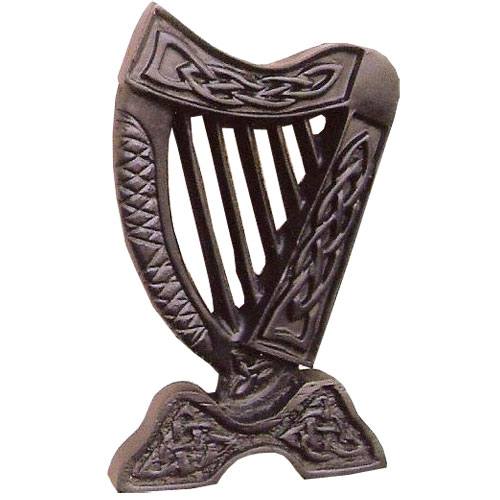 Island Turf Crafts Turf Bardic Irish Harp 7" 
